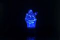 3D LED lampa - Santa Claus