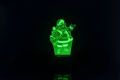 3D LED lampa - Santa Claus