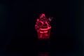 3D LED lampa - Santa Claus