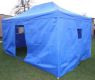 Zahradní párty stan CLASSIC, boční stěny, 3 x 4,5 m, modrý