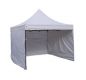 Zahradní párty stan DELUXE, boční stěny, 3 x 3 m, bílý