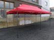 Zahradní párty stan DELUXE, boční stěna, 3 x 4,5 m, červený
