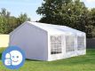 TRADGARD Zahradní párty stan STANDARD, 4 x 6 m, bílý