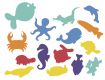 MARIMEX Vodolepky Vodní zvířátka - 15 ks