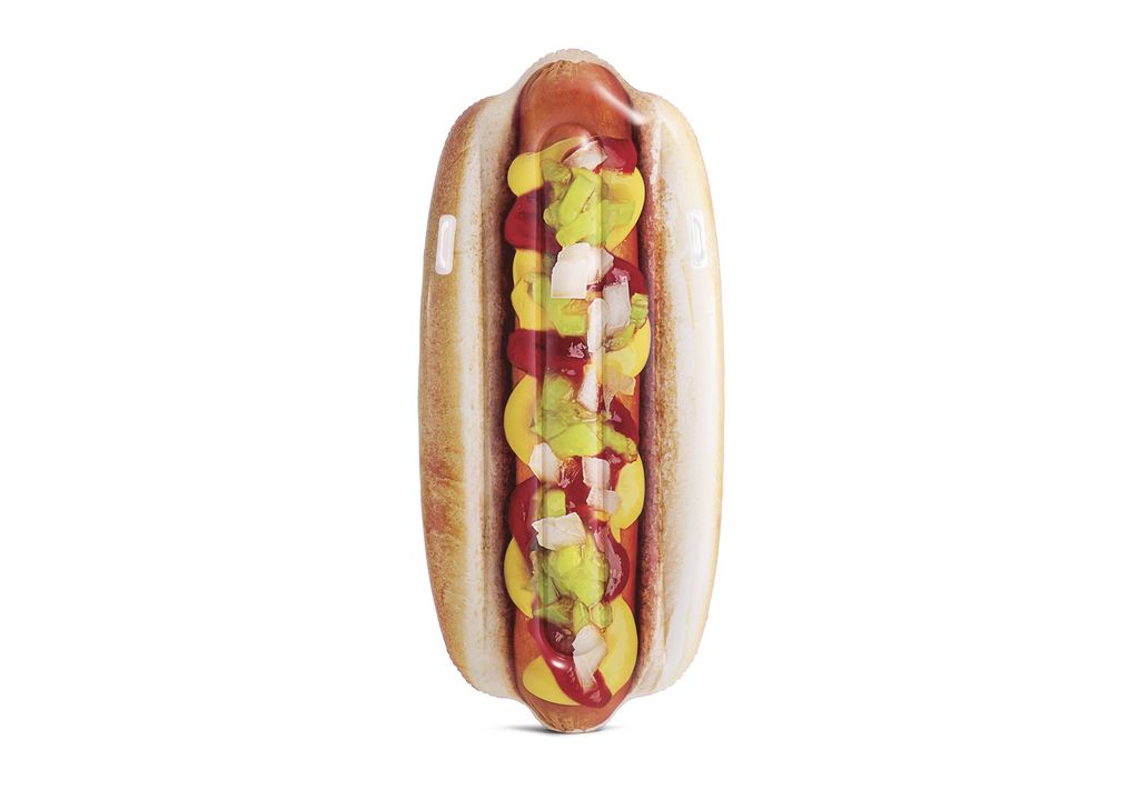 Nafukovací lehátko Hot dog - 180 x 89 cm