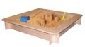 T-WOOD  Pískoviště čtyřhranné 120x120x26 cm