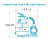 MARIMEX Písková filtrace ProStar Profi 4 m3/h