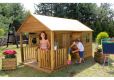 MARIMEX Dětský dřevěný domeček Farma, 270 x 171 x 170 cm
