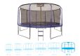 MARIMEX Trampolína s vnitřní ochranou sítí, 457 cm