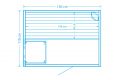 Marimex Finská sauna SISU L, 3 kW, 190 x 150 x 110 cm