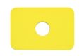 Plavecká deska Obdélník - žlutá