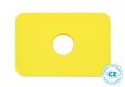 Plavecká deska Obdélník - žlutá