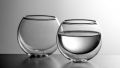 Luxusní kulatá dvoustěnná sklenička na nápoje BULBUS - dárková sada 2ks