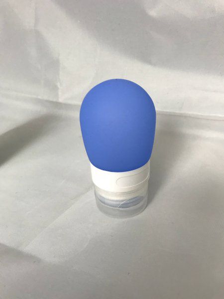 Cestovní silikonová lahvička na tekutiny - Modrá - 38 ml Cestovní silikonová lahvička na tekutiny - Modrá - 38 ml