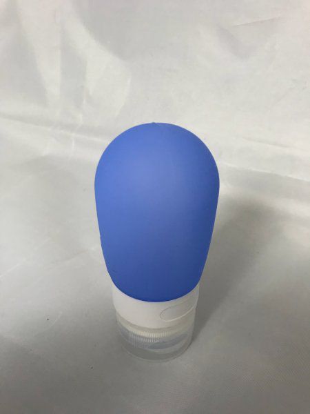 Cestovní silikonová lahvička na tekutiny - Modrá - 60 ml Cestovní silikonová lahvička na tekutiny - Modrá - 60 ml