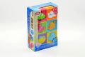 Dětské pískací kostky gumové 6ks v krabici 16x23x6cm 6m+