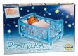 Postýlka pro panenky bez soupravy plast 32x47x26cm v krabici