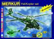 Stavebnice MERKUR Helikopter Set 40 modelů 515ks v krabici 36x27x5,5cm