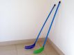 Floorball hokejka plast 110x30x3cm asst
