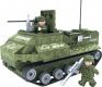 Stavebnice Dromader Vojáci Tank 22408 199ks v krabici 25,5x18,5x4,5cm