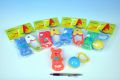 Zvířátko gumové+chrastítko plast 11cm - 5 druhů