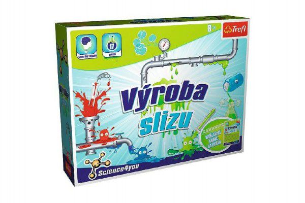 Výroba slizu vědecká hra 17 pokusů Science 4 you v krabici 38x30x8cm
