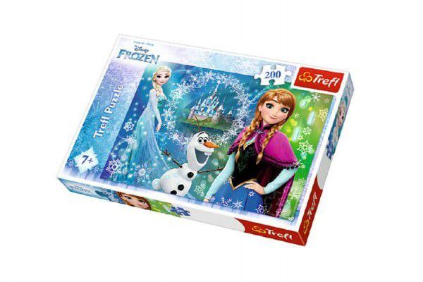Puzzle Ledové království/Frozen 200 dílků 48x34cm v krabici 33x23x4cm