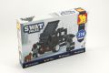 Stavebnice Dromader SWAT Policie Auto 216ks v krabici 32x21x5cm