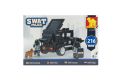 Stavebnice Dromader SWAT Policie Auto 216ks v krabici 32x21x5cm