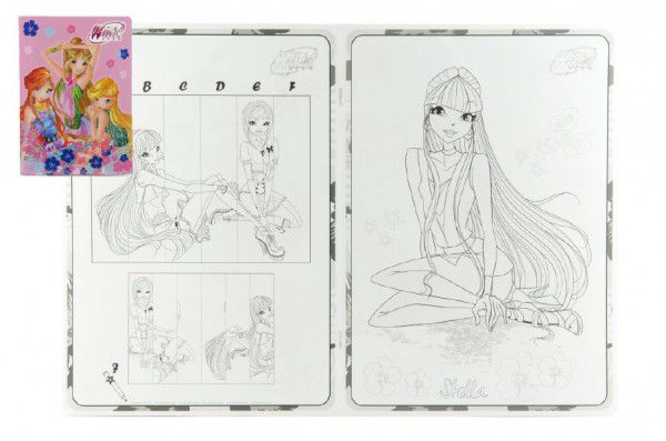 Omalovánky Winx Club A4