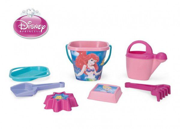 Sada na písek Princezny plast 7ks 28x19cm v síťce 12m+ Wader