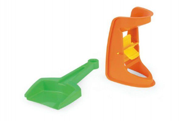 Mlýnek s lopatkou na písek plast 18cm v síťce Wader