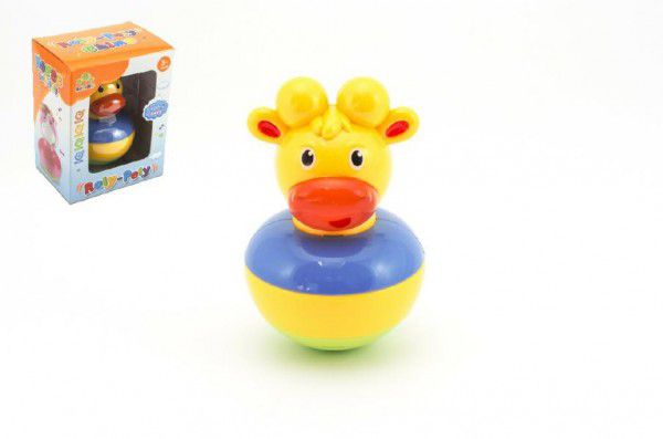Roly Poly kráva plast 14cm se zvukem v krabičce 3m+