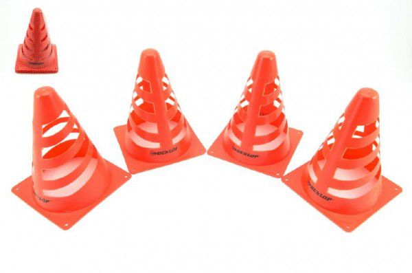 Kužely 4ks plast 18cm v síťce