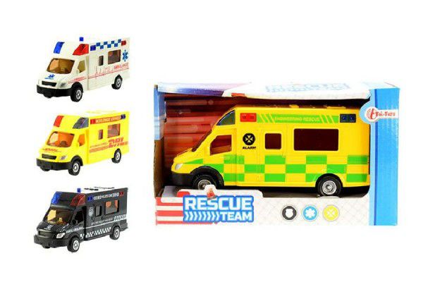 Auto záchranářské plast 18cm asst 3 druhy v krabičce
