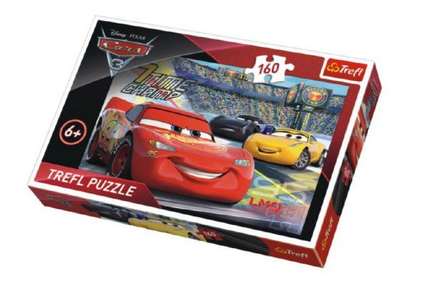 Puzzle Auta/Cars 3 Disney 41x27,5cm 160 dílků v krabici 29x19x4cm