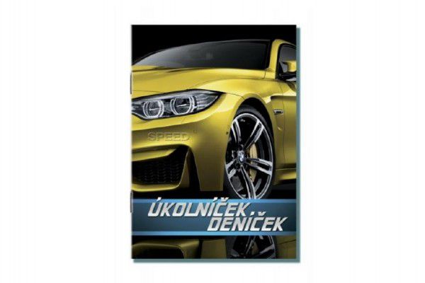 Úkolníček deníček Auto Speed A6