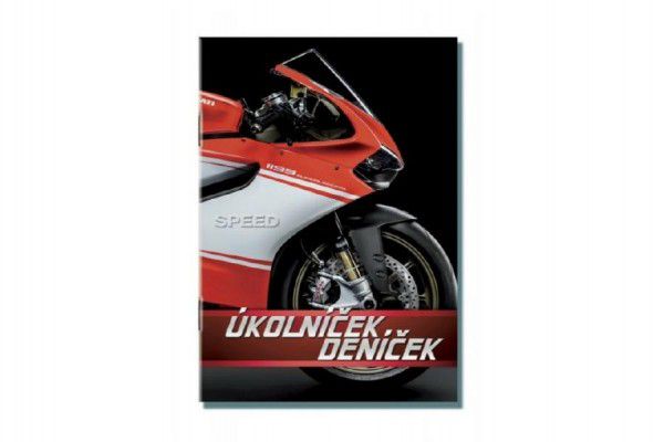Úkolníček deníček Moto Speed A6