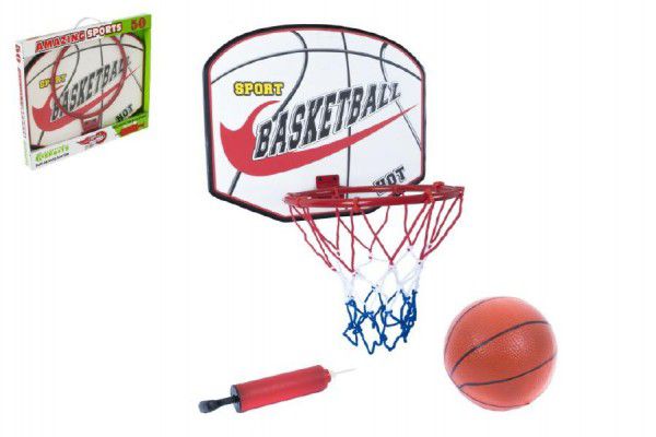 Basketbalový koš + míč s pumpičkou 48,5x39,5x37cm