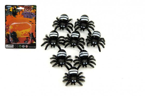 Pavouk mini 8ks plast na kartě