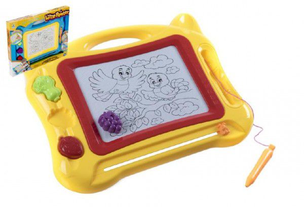 Magnetická tabulka plast 42x33cm asst 2 barvy v krabici