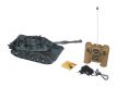 Tank RC plast 33cm M1A2 27MHz na baterie+dobíjecí pack se zvukem a světlem v krabici 40x15x19cm