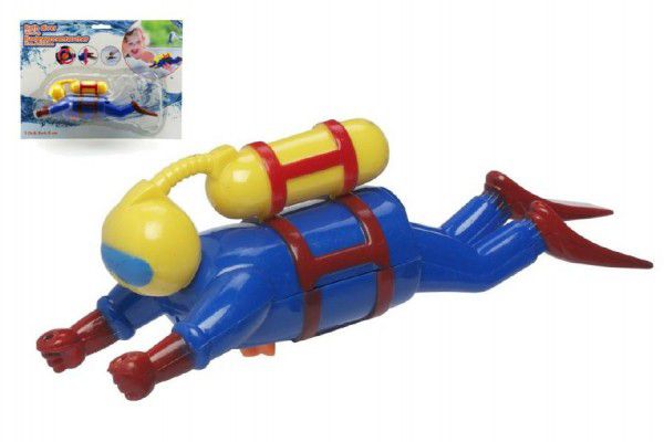 Potápěč plast 20cm na natažení na kartě