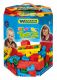 Kostky stavebnice pro kluky plast 102ks v papírové krabici 23x30x23cm Wader 12m+