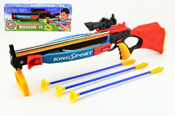 Kuš se šípy 3ks plast 67cm v krabici