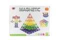 Magnetická stavebnice 200ks v krabici 30x23x6cm