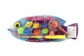 Hra ryby/rybář plast 40 cm na kartě