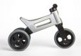 Odrážedlo FUNNY WHEELS  NEW SPORT 2v1 šedé výška sedadla nastavitelná 28/31cm nosnost 50kg 18m+