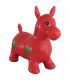 Hopsadlo kůň skákací gumový červený 49x43x28cm v sáčku