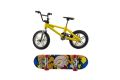 Skateboard prstový s kolem plast 10cm